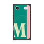 プレミアムスクエアケース with MagSafe［ オリジナル - initial color line - M green ］