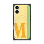プレミアムスクエアケース with MagSafe［ オリジナル - initial color line - M yellow ］