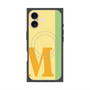プレミアムスクエアケース with MagSafe［ オリジナル - initial color line - M yellow ］