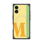 プレミアムスクエアケース with MagSafe［ オリジナル - initial color line - M yellow ］