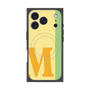 プレミアムスクエアケース with MagSafe［ オリジナル - initial color line - M yellow ］