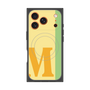 プレミアムスクエアケース with MagSafe［ オリジナル - initial color line - M yellow ］