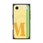 プレミアムスクエアケース with MagSafe［ オリジナル - initial color line - M yellow ］