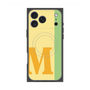 プレミアムスクエアケース with MagSafe［ オリジナル - initial color line - M yellow ］