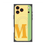 プレミアムスクエアケース with MagSafe［ オリジナル - initial color line - M yellow ］
