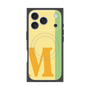 プレミアムスクエアケース with MagSafe［ オリジナル - initial color line - M yellow ］