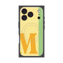 プレミアムスクエアケース with MagSafe［ オリジナル - initial color line - M yellow ］