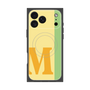 プレミアムスクエアケース with MagSafe［ オリジナル - initial color line - M yellow ］