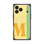 プレミアムスクエアケース with MagSafe［ オリジナル - initial color line - M yellow ］