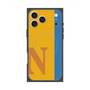 プレミアムスクエアケース with MagSafe［ オリジナル - initial color line - N orange ］
