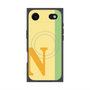 プレミアムスクエアケース with MagSafe［ オリジナル - initial color line - N yellow ］