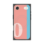 プレミアムスクエアケース with MagSafe［ オリジナル - initial color line - O pink ］