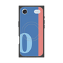 プレミアムスクエアケース with MagSafe［ オリジナル - initial color line - O blue ］