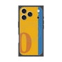 プレミアムスクエアケース with MagSafe［ オリジナル - initial color line - O orange ］