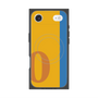 プレミアムスクエアケース with MagSafe［ オリジナル - initial color line - O orange ］