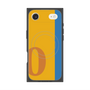 プレミアムスクエアケース with MagSafe［ オリジナル - initial color line - O orange ］