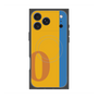 プレミアムスクエアケース with MagSafe［ オリジナル - initial color line - O orange ］