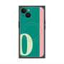 プレミアムスクエアケース with MagSafe［ オリジナル - initial color line - O green ］