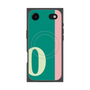 プレミアムスクエアケース with MagSafe［ オリジナル - initial color line - O green ］