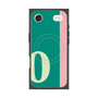 プレミアムスクエアケース with MagSafe［ オリジナル - initial color line - O green ］