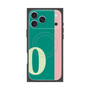 プレミアムスクエアケース with MagSafe［ オリジナル - initial color line - O green ］