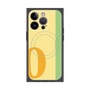 プレミアムスクエアケース with MagSafe［ オリジナル - initial color line - O yellow ］