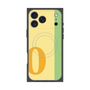 プレミアムスクエアケース with MagSafe［ オリジナル - initial color line - O yellow ］