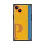 プレミアムスクエアケース with MagSafe［ オリジナル - initial color line - P orange ］