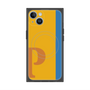 プレミアムスクエアケース with MagSafe［ オリジナル - initial color line - P orange ］