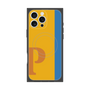 プレミアムスクエアケース with MagSafe［ オリジナル - initial color line - P orange ］