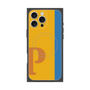 プレミアムスクエアケース with MagSafe［ オリジナル - initial color line - P orange ］