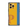 プレミアムスクエアケース with MagSafe［ オリジナル - initial color line - P orange ］