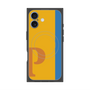 プレミアムスクエアケース with MagSafe［ オリジナル - initial color line - P orange ］