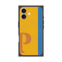 プレミアムスクエアケース with MagSafe［ オリジナル - initial color line - P orange ］
