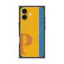 プレミアムスクエアケース with MagSafe［ オリジナル - initial color line - P orange ］