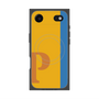 プレミアムスクエアケース with MagSafe［ オリジナル - initial color line - P orange ］