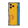 プレミアムスクエアケース with MagSafe［ オリジナル - initial color line - P orange ］
