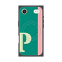 プレミアムスクエアケース with MagSafe［ オリジナル - initial color line - P green ］