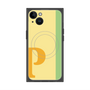 プレミアムスクエアケース with MagSafe［ オリジナル - initial color line - P yellow ］