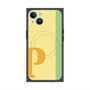 プレミアムスクエアケース with MagSafe［ オリジナル - initial color line - P yellow ］