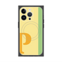 プレミアムスクエアケース with MagSafe［ オリジナル - initial color line - P yellow ］