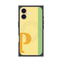 プレミアムスクエアケース with MagSafe［ オリジナル - initial color line - P yellow ］