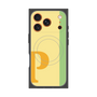 プレミアムスクエアケース with MagSafe［ オリジナル - initial color line - P yellow ］