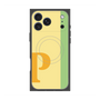 プレミアムスクエアケース with MagSafe［ オリジナル - initial color line - P yellow ］