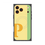 プレミアムスクエアケース with MagSafe［ オリジナル - initial color line - P yellow ］