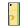 プレミアムスクエアケース with MagSafe［ オリジナル - initial color line - P yellow ］