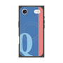 プレミアムスクエアケース with MagSafe［ オリジナル - initial color line - Q blue ］