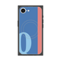 プレミアムスクエアケース with MagSafe［ オリジナル - initial color line - Q blue ］