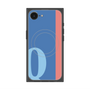 プレミアムスクエアケース with MagSafe［ オリジナル - initial color line - Q blue ］