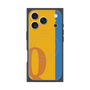 プレミアムスクエアケース with MagSafe［ オリジナル - initial color line - Q orange ］